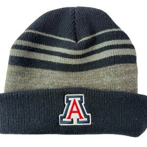 Dark Blue Knit Beanie Hat.  University of Arizona Wildcats.Captivating Brand